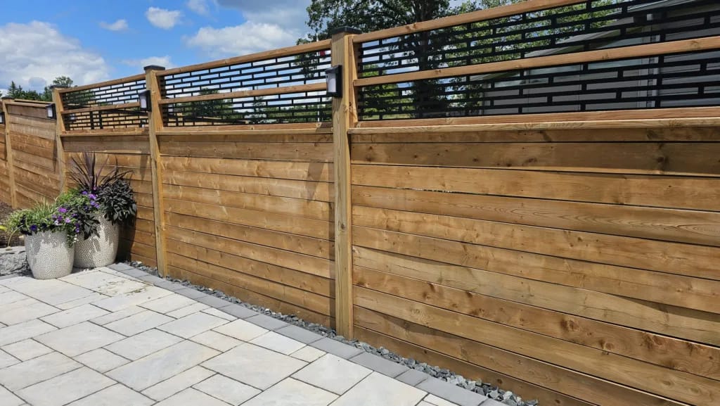wood fence by Peterborough Fences