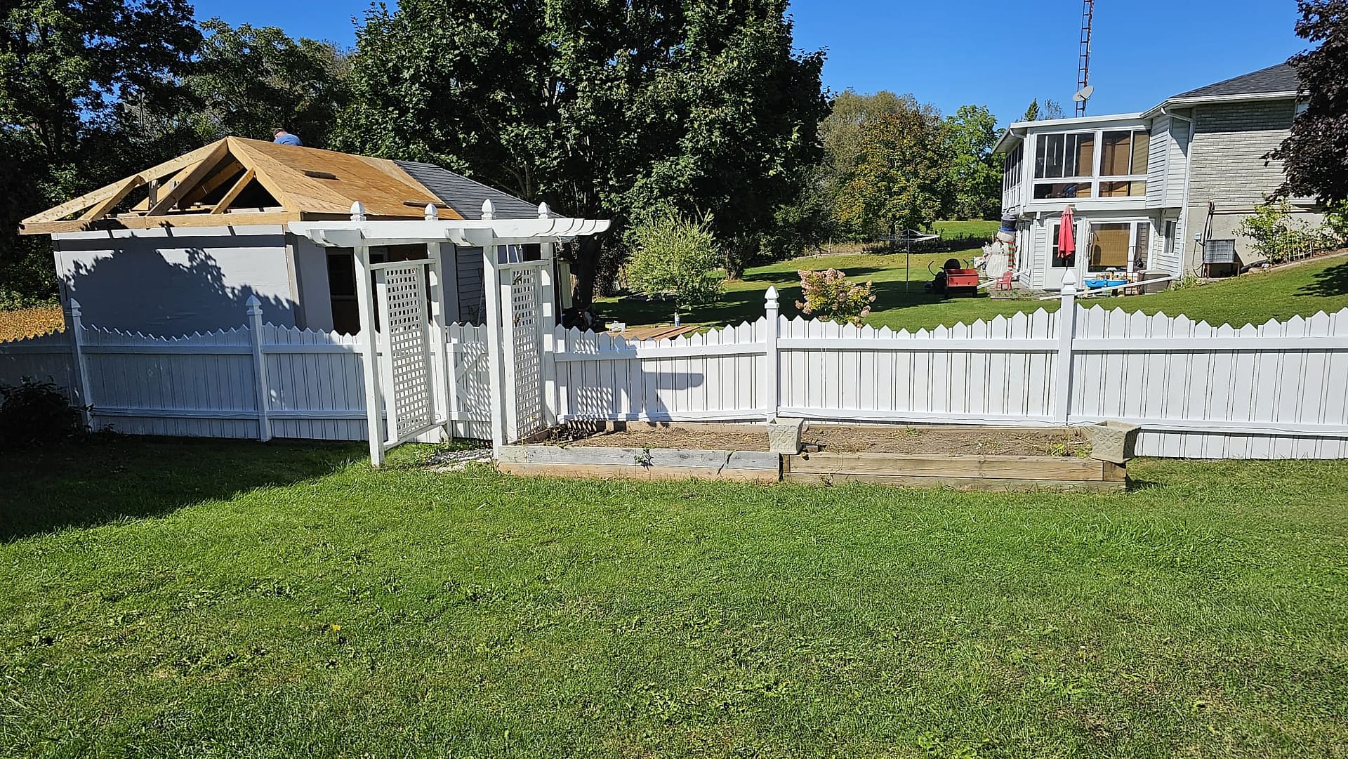 vinyl Wood fence